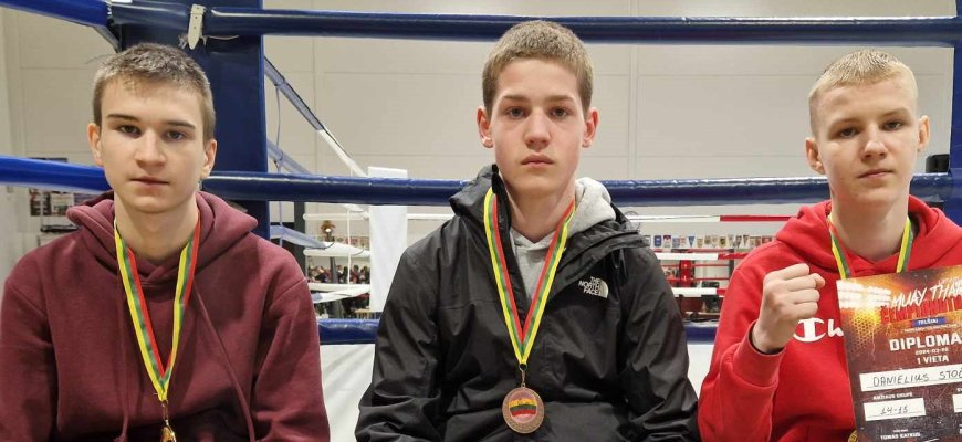 Iš Lietuvos Muaythai čempionato rokiškėnai grįžo su medaliais