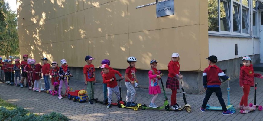Lopšelyje-darželyje „Pumpurėlis“ nuvilnijo rudens projektas „Riedame rudens traukinuku“ (foto)