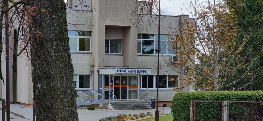 Nuo spalio 10 d. Rokiškio rajono ligoninės skyriuose laikinai stabdomas pacientų lankymas