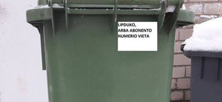 Rokiškio komunalininkas kviečia pažymėti atliekų surinkimo konteinerius