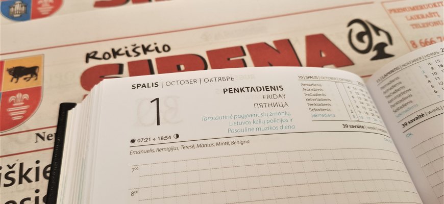 Spalio 1-oji Lietuvoje ir pasaulyje