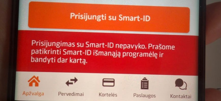 Sutriko „Smart-ID“ programėles veikla