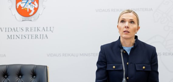 Rokiškyje lankysis vidaus reikalų ministrė Agnė Bilotaitė