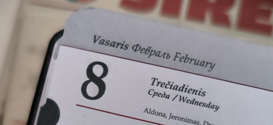 Vasario 8-oji Lietuvoje ir pasaulyje