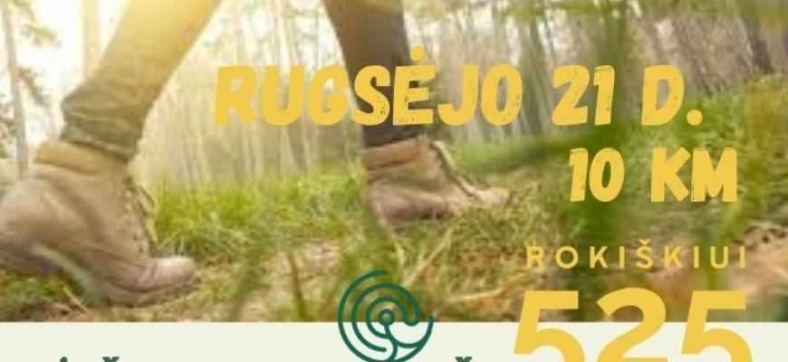 10 kilometrų pėsčiomis aplink Rokiškį