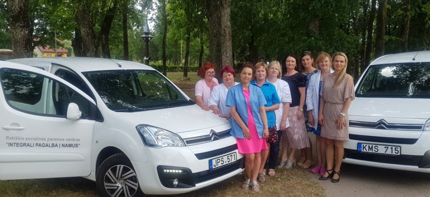 Į gatves netrukus išriedės antrasis Rokiškio socialinės paramos centro automobilis
