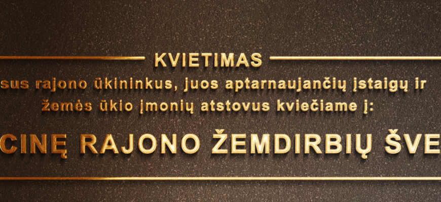 Tradicinė rajono žemdirbių šventė