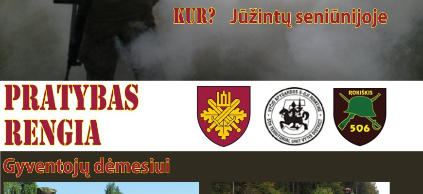 Savaitgalį – karių savanorių pratybos