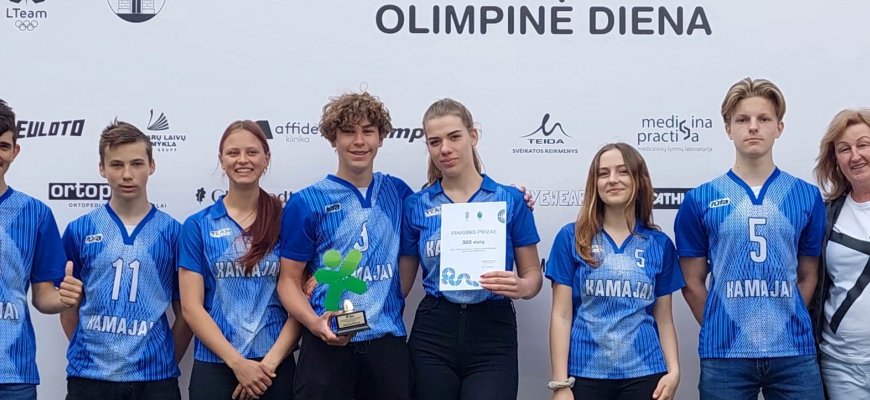 Baigėsi 2022 – 2023 m. m. Lietuvos mokyklų žaidynės. Kamajų A. Strazdo gimnazija – grupės nugalėtoja! (foto)