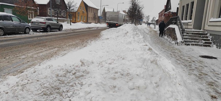 Sniego pusnis kasime iki kitos savaitės vidurio