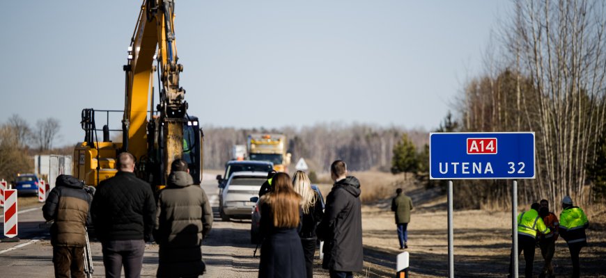 „Via Lietuva“: ketvirtadienį eismui atidarytas atnaujintas 30 km kelio ruožas nuo Molėtų iki Utenos