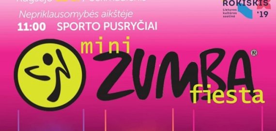 Rugsėjo 22 d. Nepriklausomybės aikštėje mini Zumba fiesta