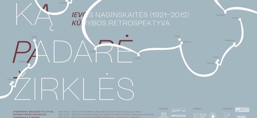 Gruodžio 17 d. Rokiškio krašto muziejuje atidaroma dailininkės Ievos Naginskaitės kūrybos retrospektyva „Ką padarė žirklės“