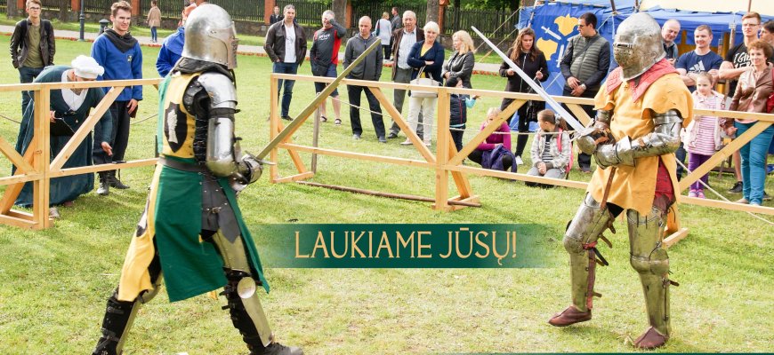 Liepos 6-ąją tracinis tarptautinis viduramžių turnyras „Roko kalavijas“