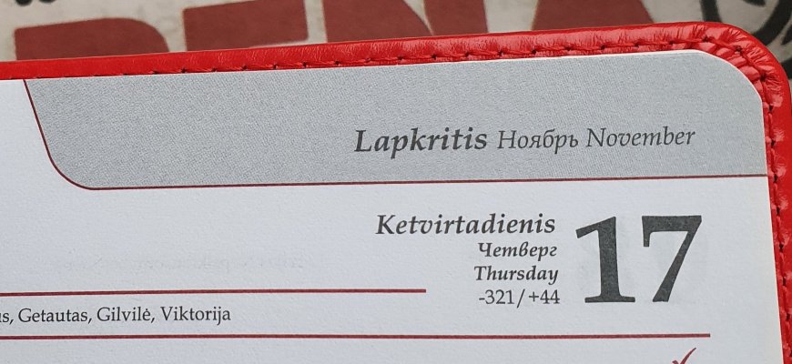 Lapkričio 17-oji Lietuvoje ir pasaulyje