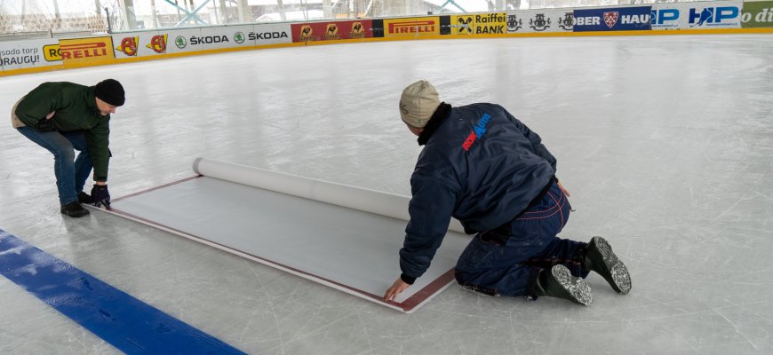Ledo arena paruošta ir laukia aisštoko gerbėjų