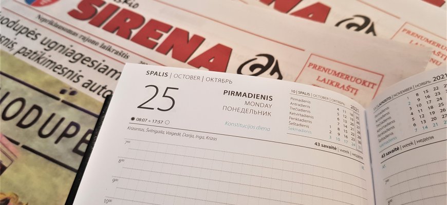 Spalio 25-oji Lietuvoje ir pasaulyje