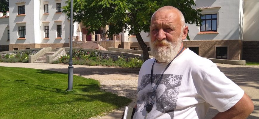 Rokiškyje lankėsi skulptorius Gintaris Česiūnas
