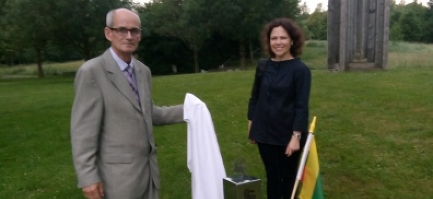 Rokiškio rajoną simbolizuojantis ženklas iškeliavo į Vokietiją (foto)