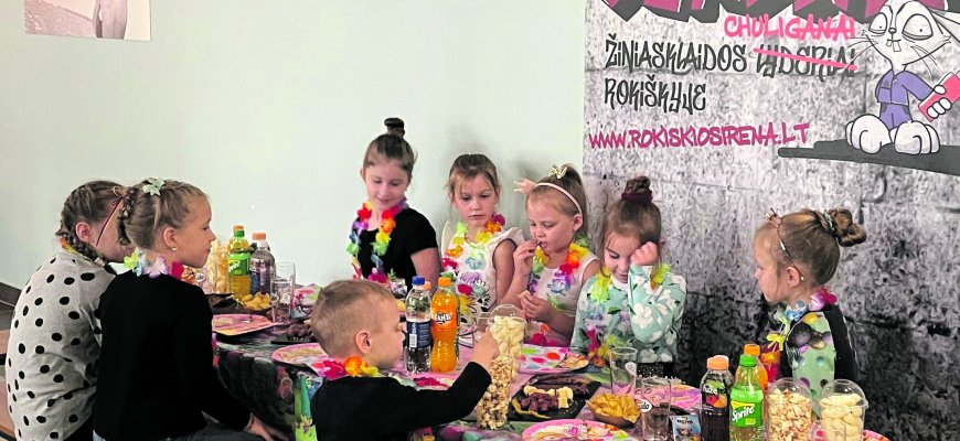 Kavinė „Rokis ir kiškis“ kviečia į vaikų gimtadienius