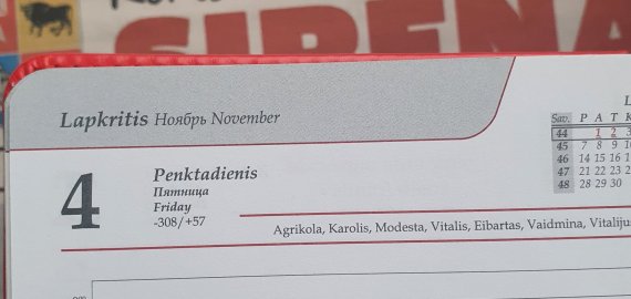 Lapkričio 4-oji Lietuvoje ir pasaulyje