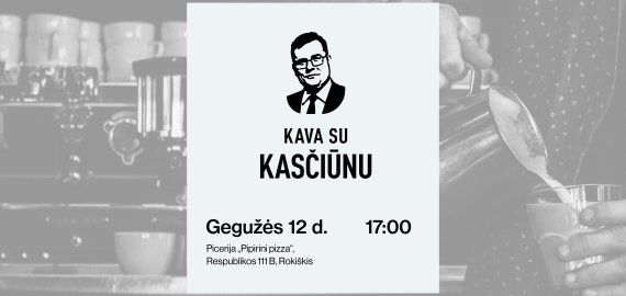 Puodeliui kavos rokiškėnus kviečia susitikti Laurynas Kasčiūnas