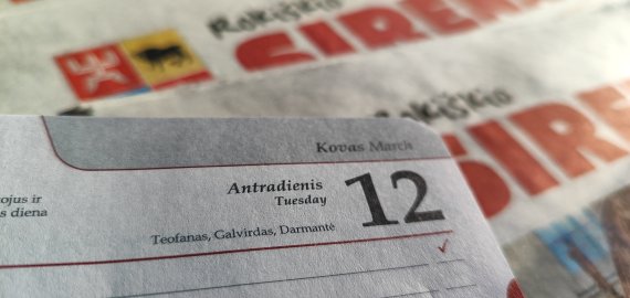 Kovo 12-oji Lietuvoje ir pasaulyje