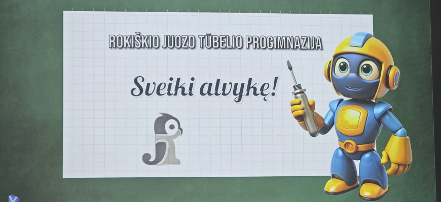 Rokiškio J. Tūbelio progimnazijoje – moderniai atnaujinta salė su interaktyviomis grindimis (foto+video)