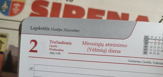 Lapkričio 2-oji Lietuvoje ir pasaulyje