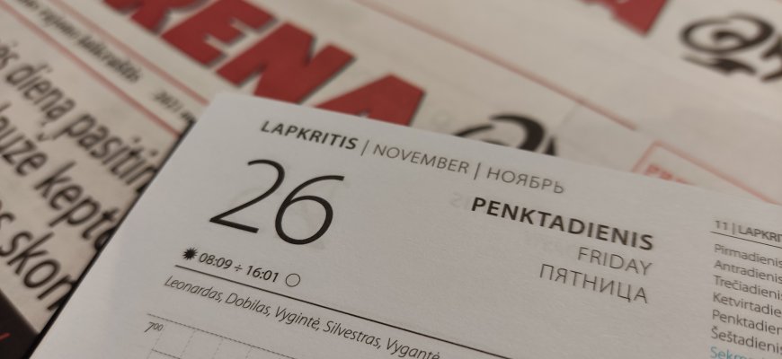 Lapkričio 26-oji Lietuvoje ir pasaulyje
