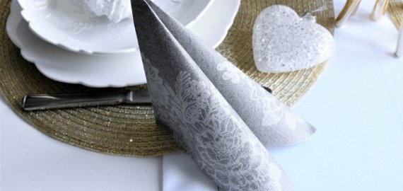 Kaip serviruoti servetėles?