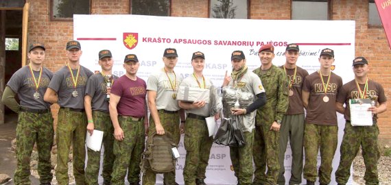 Krašto apsaugos savanorių pajėgų žaidynių  nugalėtoja – Vyčio apygardos 5-oji rinktinė