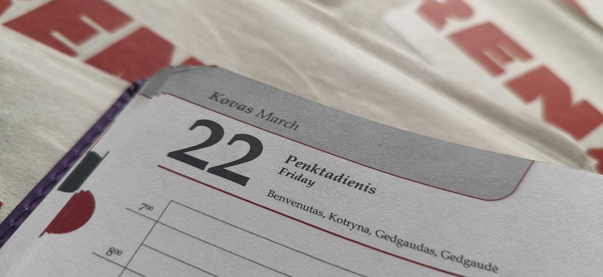 Kovo 22-oji Lietuvoje ir pasaulyje