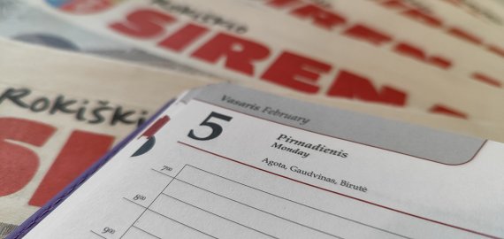 Vasario 5-oji Lietuvoje ir pasaulyje