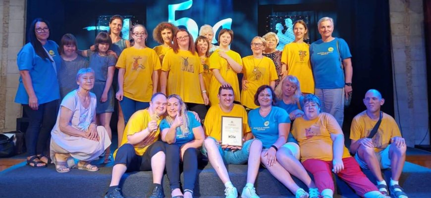 Dienos socialinės globos centras dalyvavo neįgaliųjų šokio festivalyje „5J