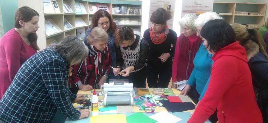 Skrebinimo popietė Juozo Keliuočio viešojoje bibliotekoje
