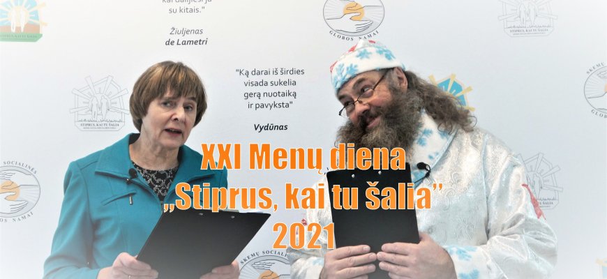 XXI Menų diena STIPRUS, KAI TU ŠALIA (video)