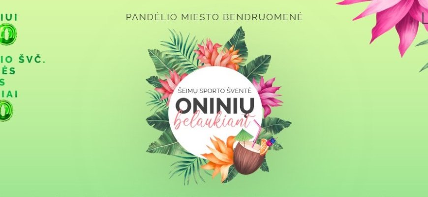 Šeimų sporto šventė „Oninių belaukiant