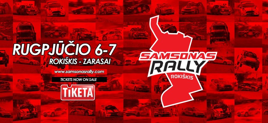 Startavo penktojo „Samsonas Rally Rokiškis 2021“ bilietų prekyba