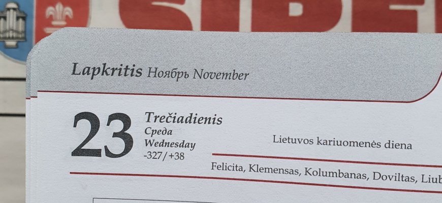 Lapkričio 23-oji Lietuvoje ir pasaulyje