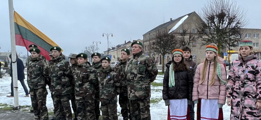 Sausio 13-oji Rokiškyje – pagarbos salvės ir kvietimas branginti laisvę (foto)