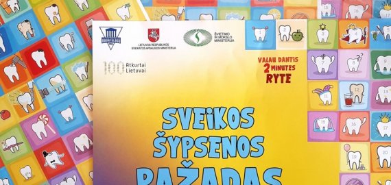 Vaikai bus skatinami pasirūpinti savo burnos sveikata