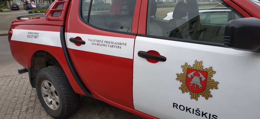 Rokiškio priešgaisrinė gelbėjimo tarnyba kviečia dalyvauti akcijoje