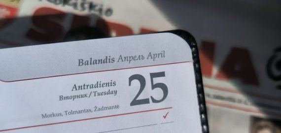 Balandžio 25-oji Lietuvoje ir pasaulyje