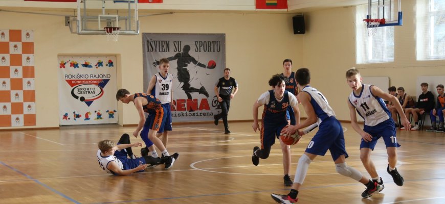 Rokiškio KKSC krepšininkai iškovojo dar vieną pergalę U16 čempionate