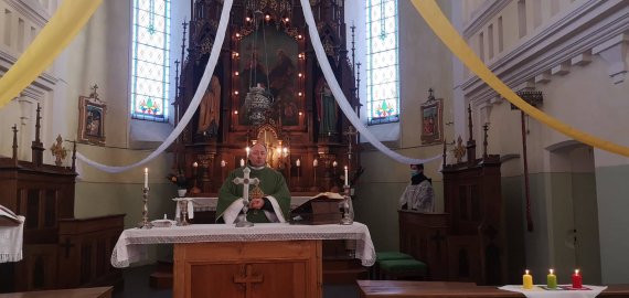 Signataro kunigo Vlado Mirono atminimas Panemunyje pagerbtas bažnyčioje (video)