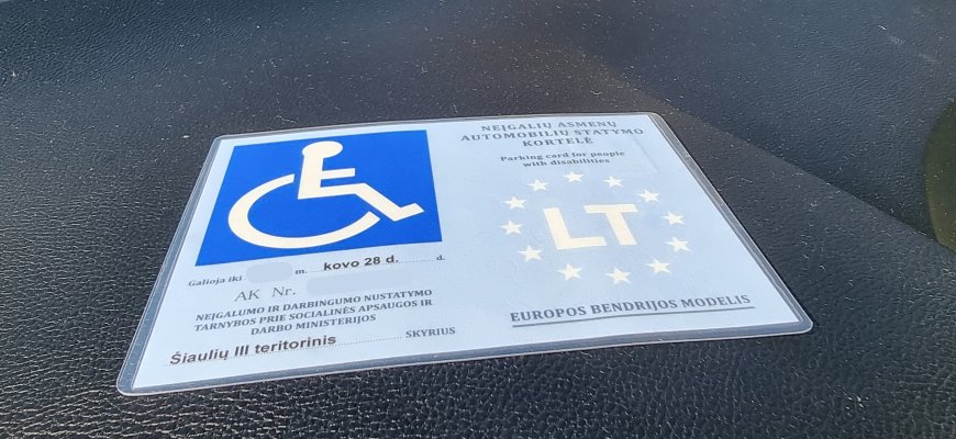 Seime – siūlymas keisti neįgaliųjų pažymėjimus
