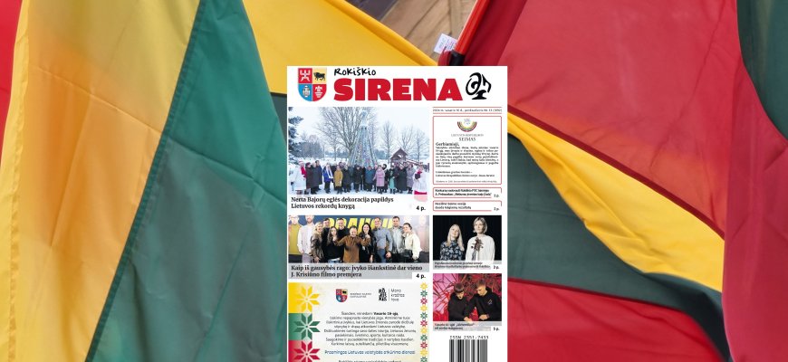 Penktadienio „Rokiškio Sirena“ numeris jau paruoštas!
