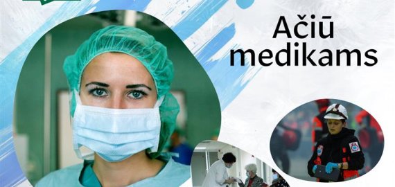 Lrytas kviečia tarti „Ačiū medikams“: atsidėkokime medicinos darbuotojams!