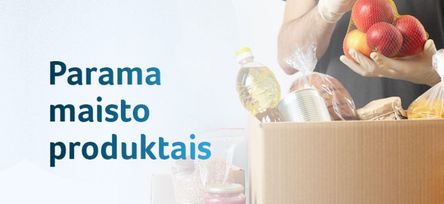 Nepasiturintieji spalio mėnesį sulauks paramos maisto produktais